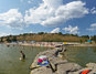 Таганрог центральный пляж курортный сезон отдыхающие азовское море таганрогский залив лесостройматериалы